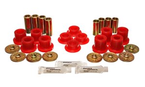 Dodge Viper Control Arm Bushing Set - Front - Energy Suspension - Hyper-Flex Performance Polyurethane - Red - `92-`02